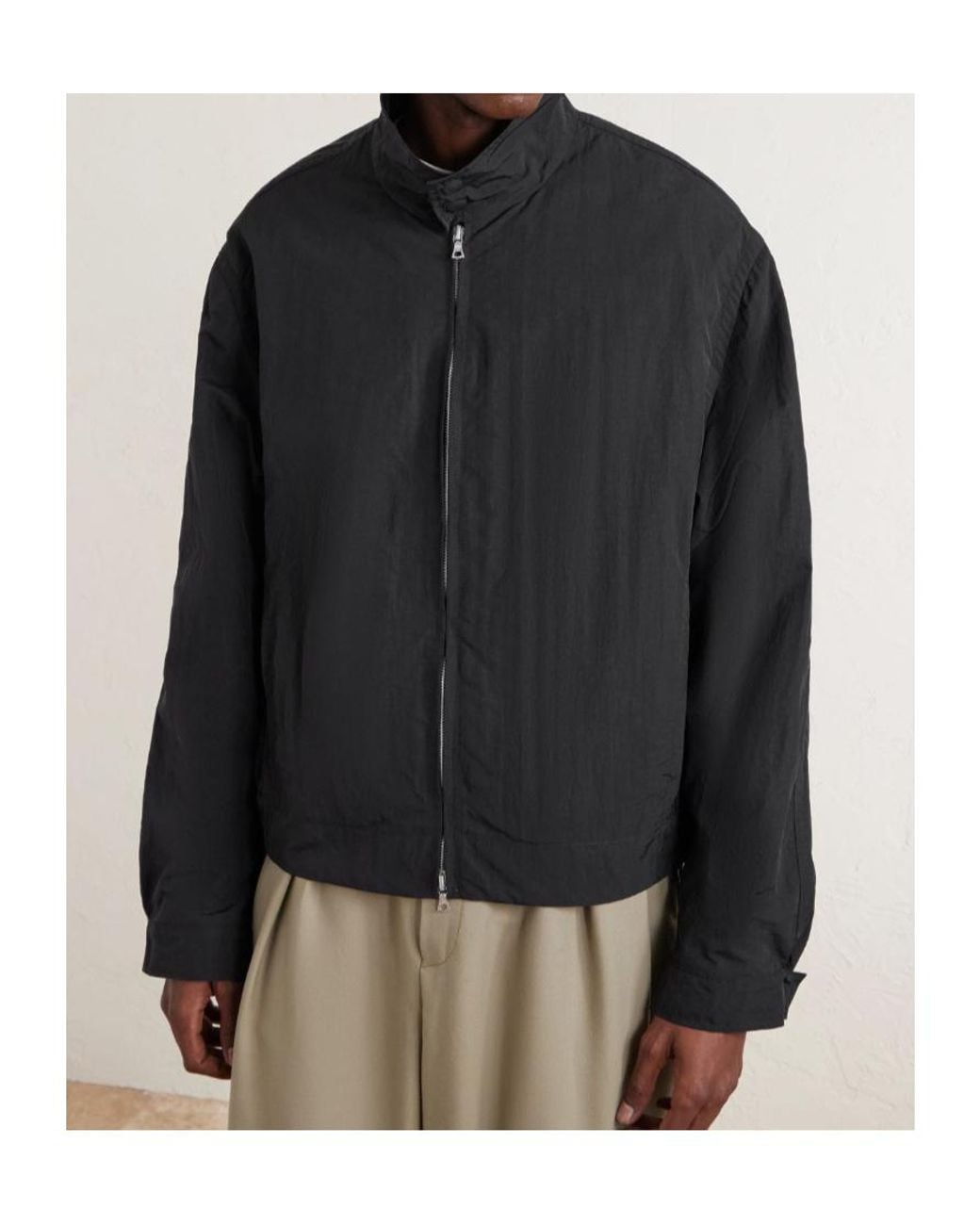 Dries Van Noten Black Zipped Jacket for men