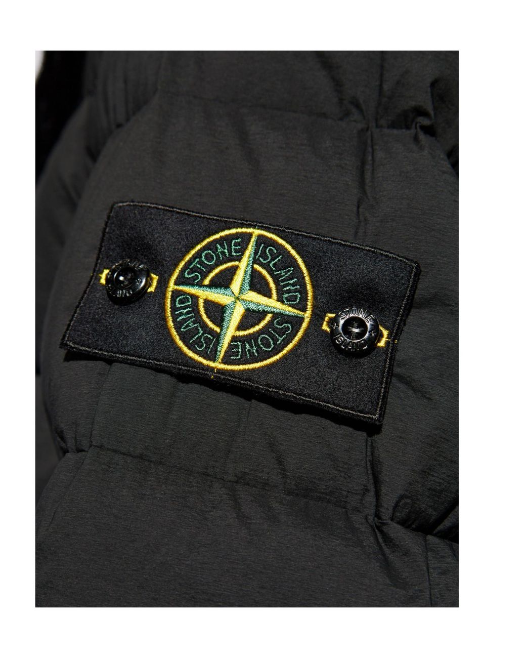 Stone Island Black Down Jackets for men