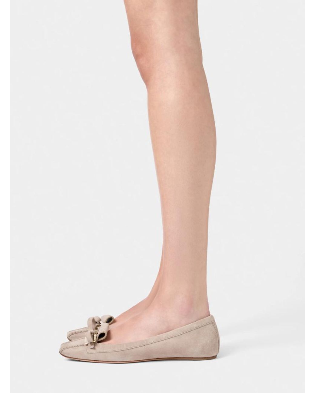 Roger Vivier Brown Virgule Ballerinas