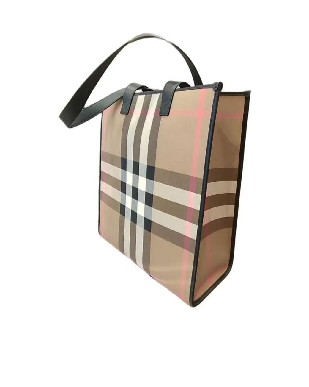 Burberry Green Medium Check Tote