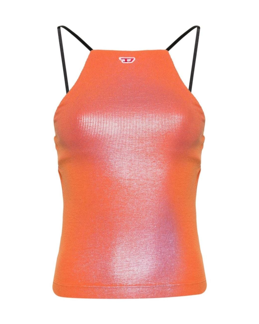 Visualize Meter Squared DIESEL Square-Neck Camisole Top in Pink | Lyst