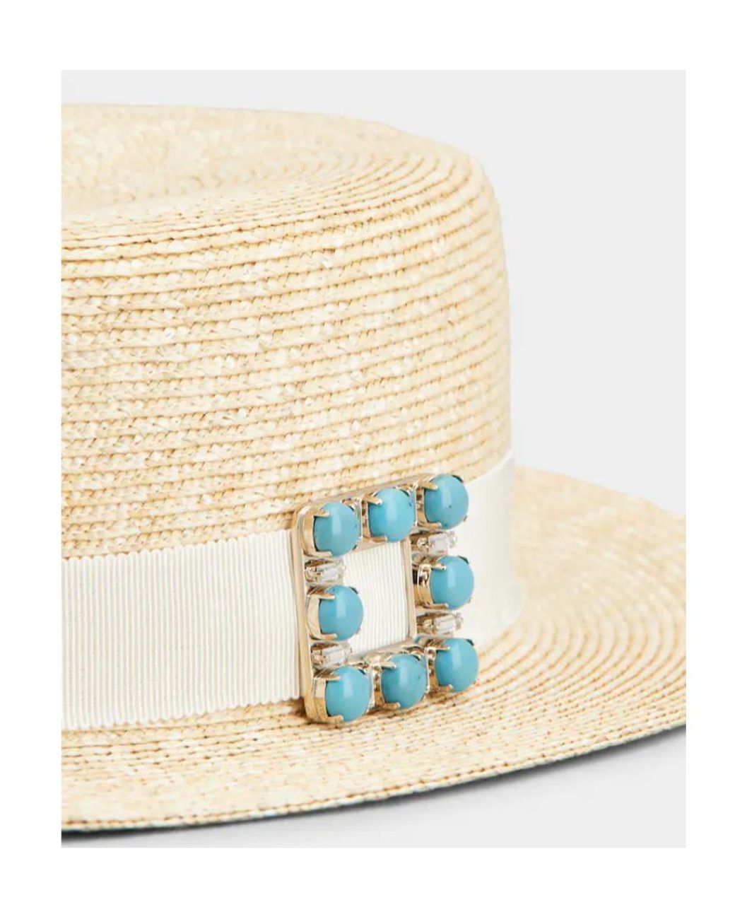 Roger Vivier Natural Très Vivier Hat