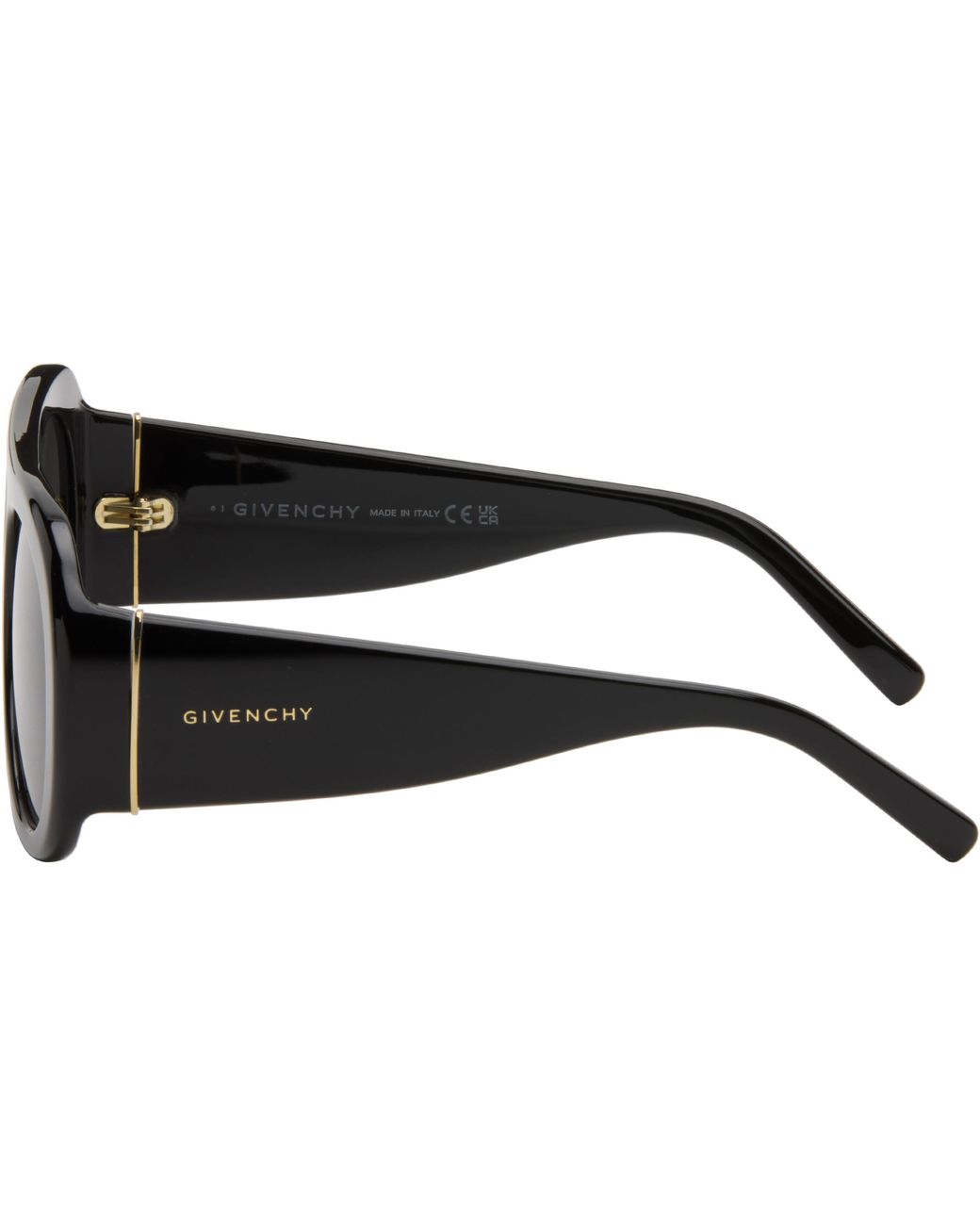 Givenchy Black Eyewear Round Frame Sunglasses