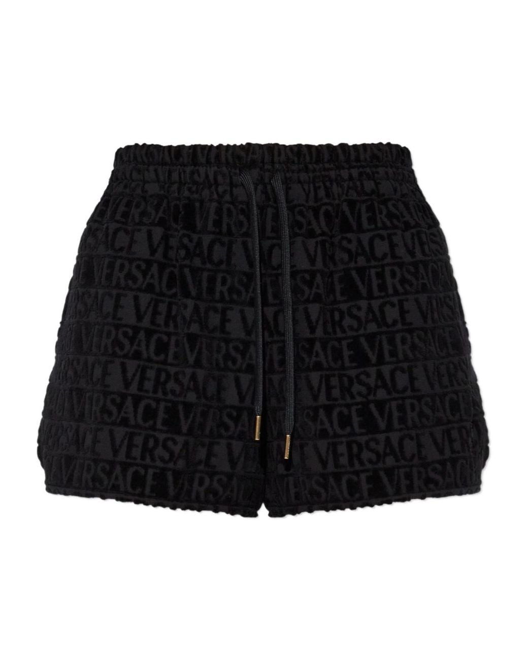 Versace Black I Baroque Shorts