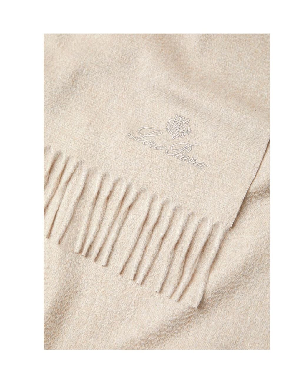 Loro Piana Natural Extra Grande Unita Scarf