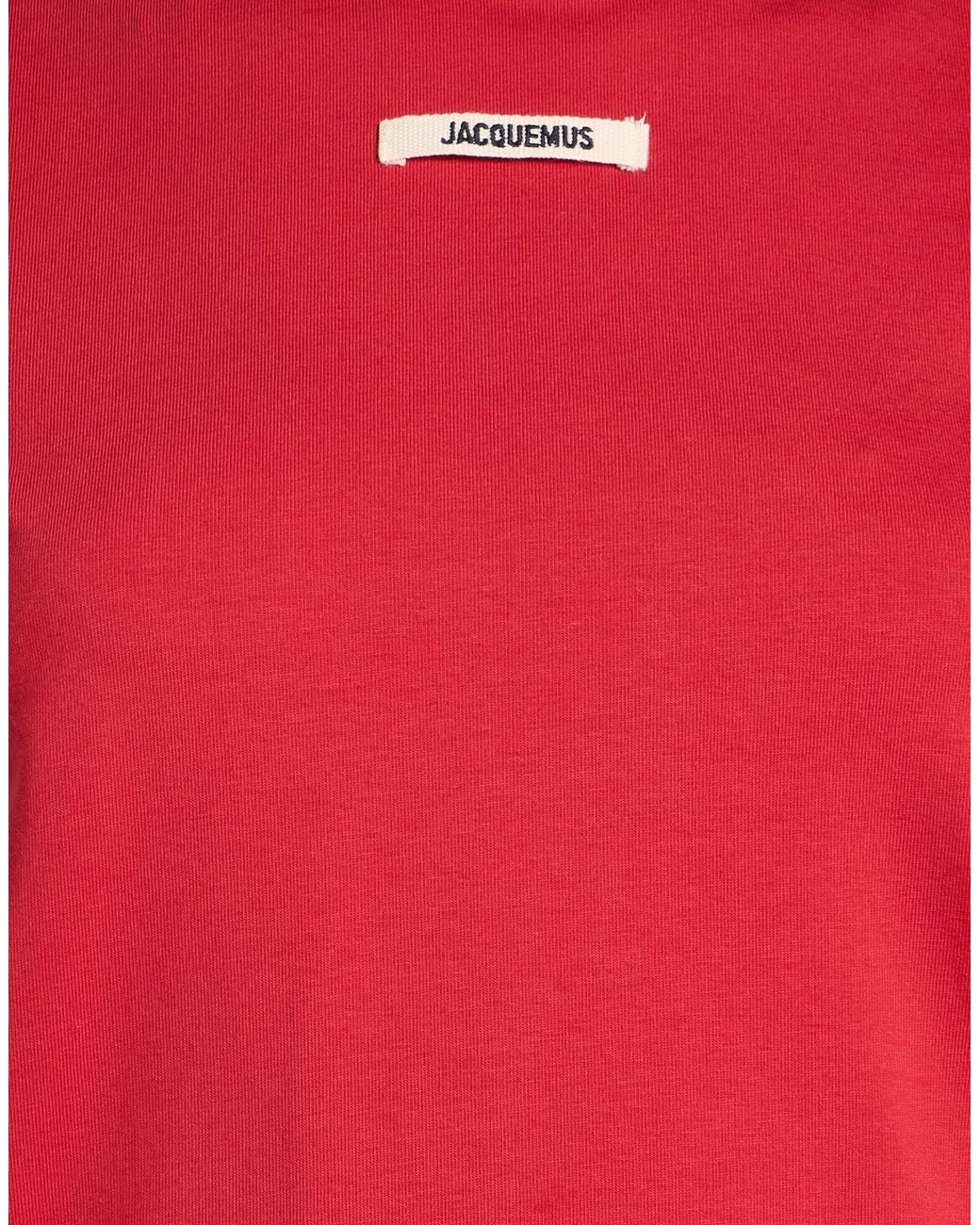 Jacquemus Red Short Sleeves T-Shirts