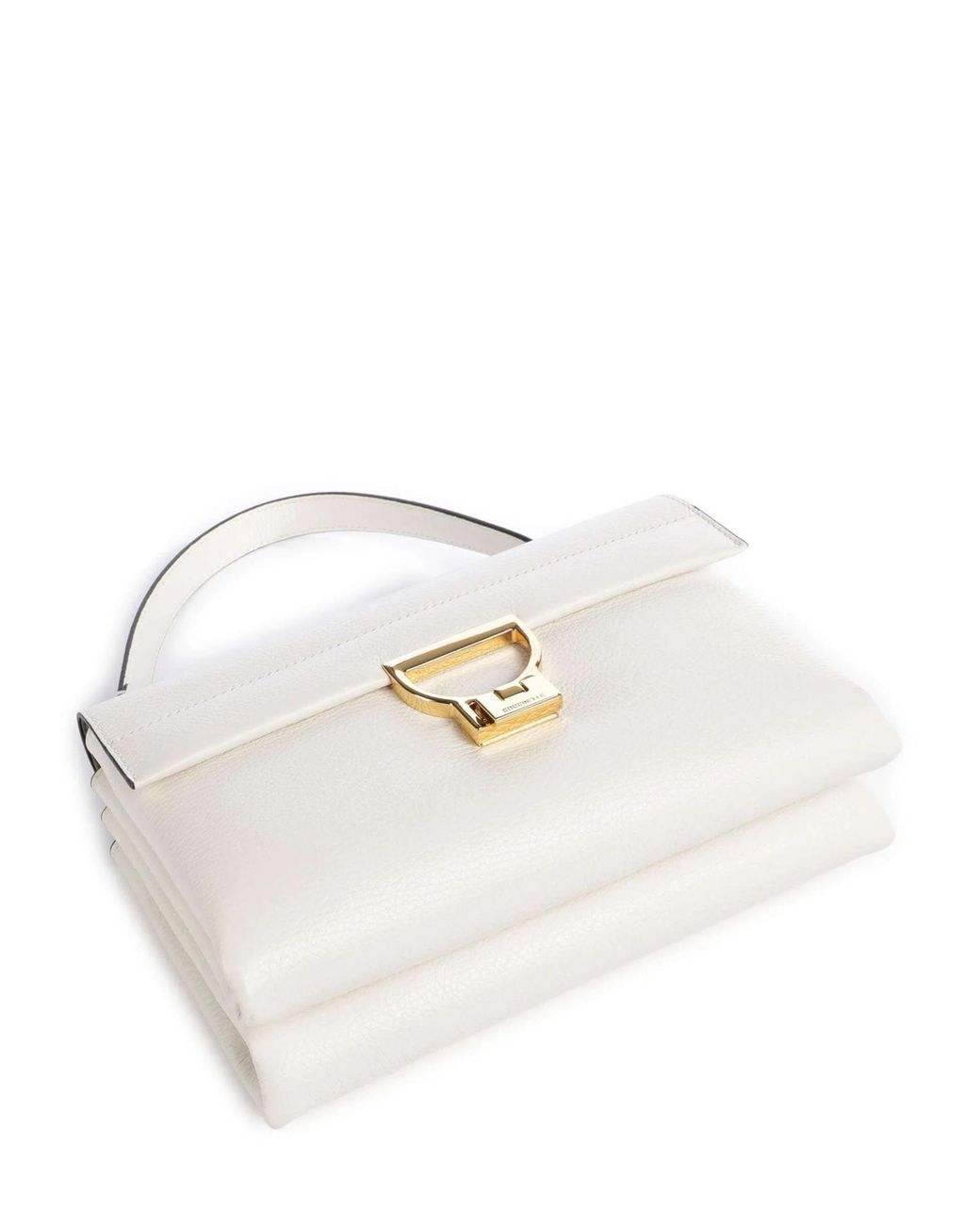 Coccinelle White Logo Shoulder Bag