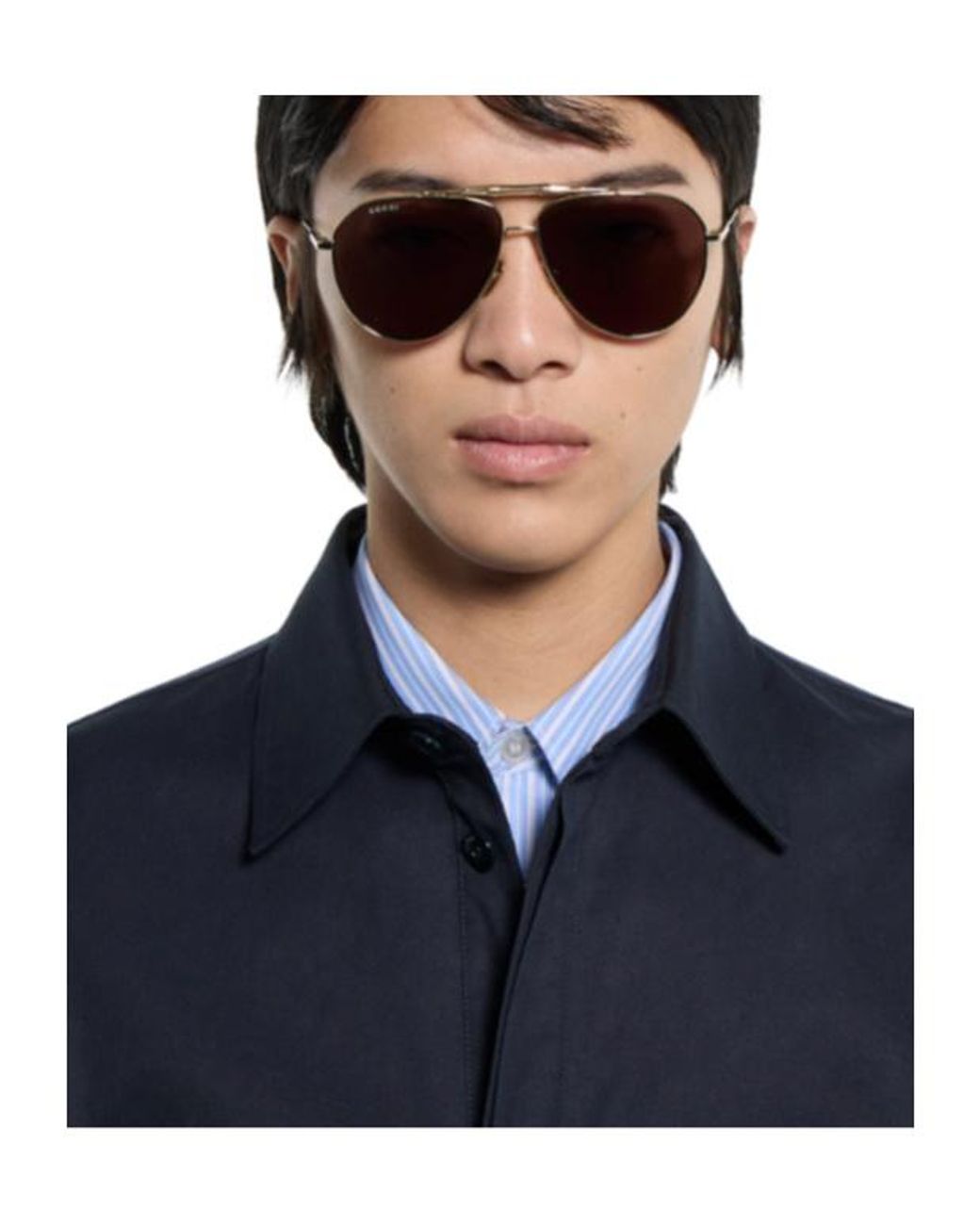 Gucci Pink Pilot Sunglasses for men