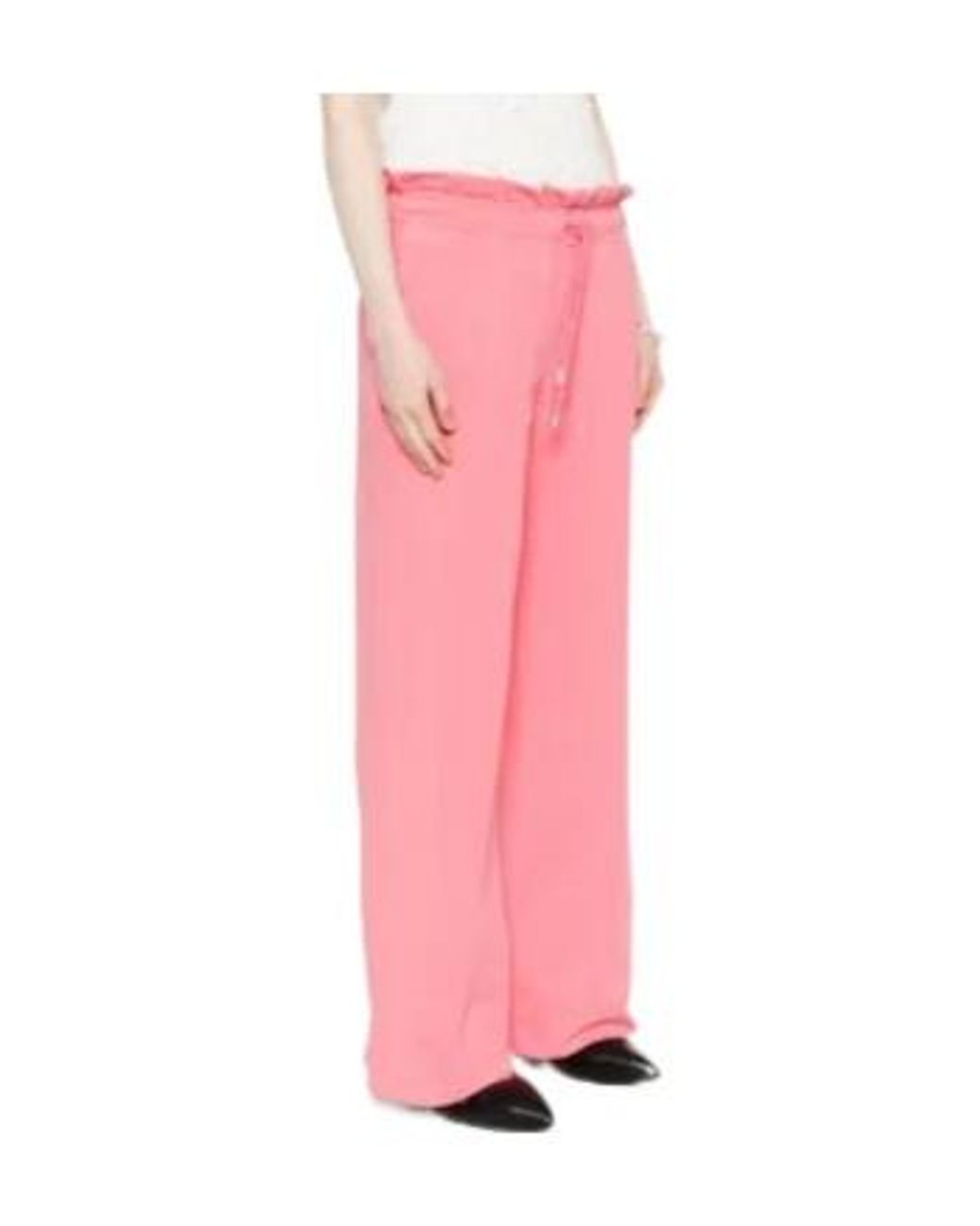 J.W. Anderson Pink Jw Anderson Gathered-Waist Drawstring Track Pants
