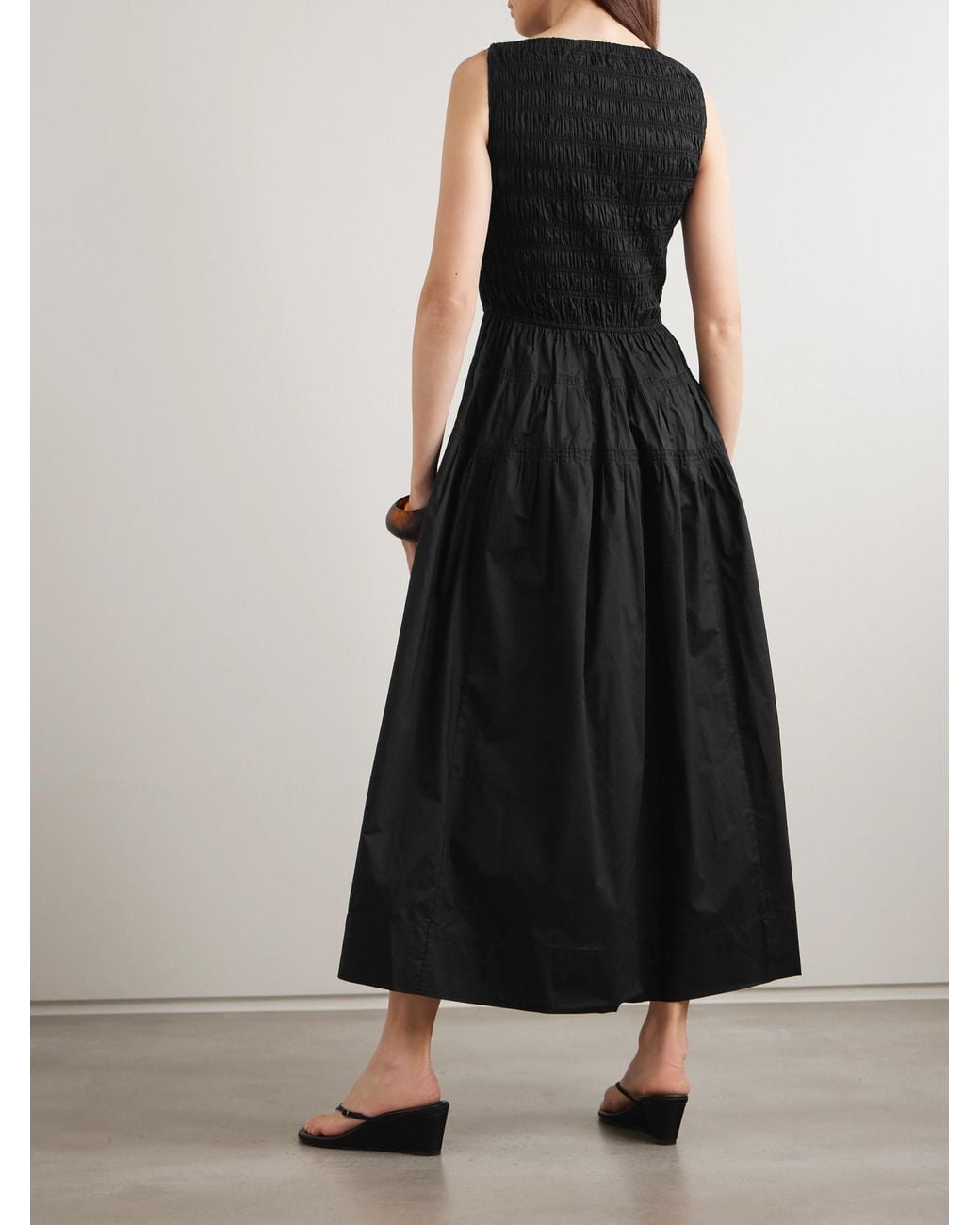 Doen Black Elegant Vintage Dress