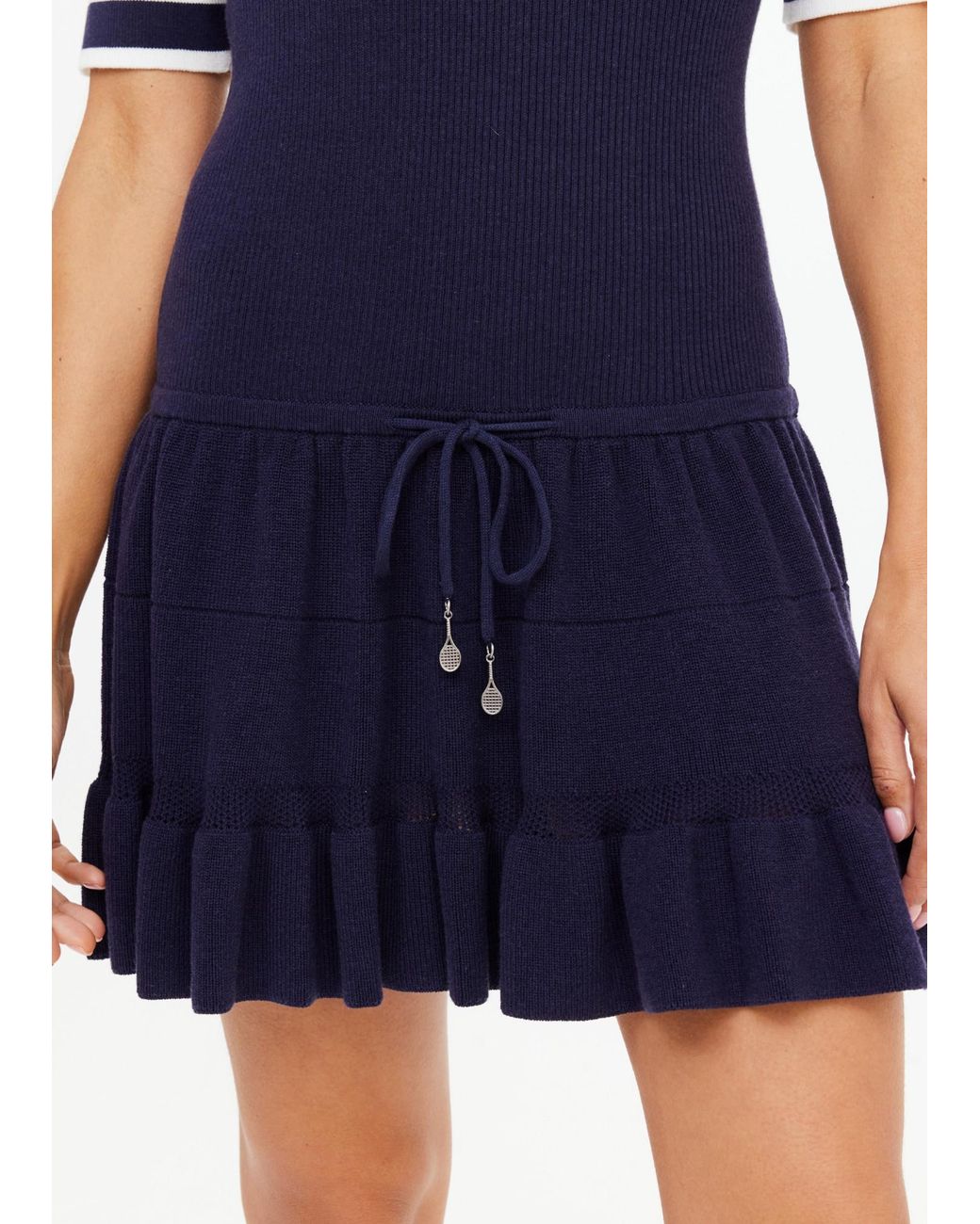 The Upside Blue Plume Mini Dress