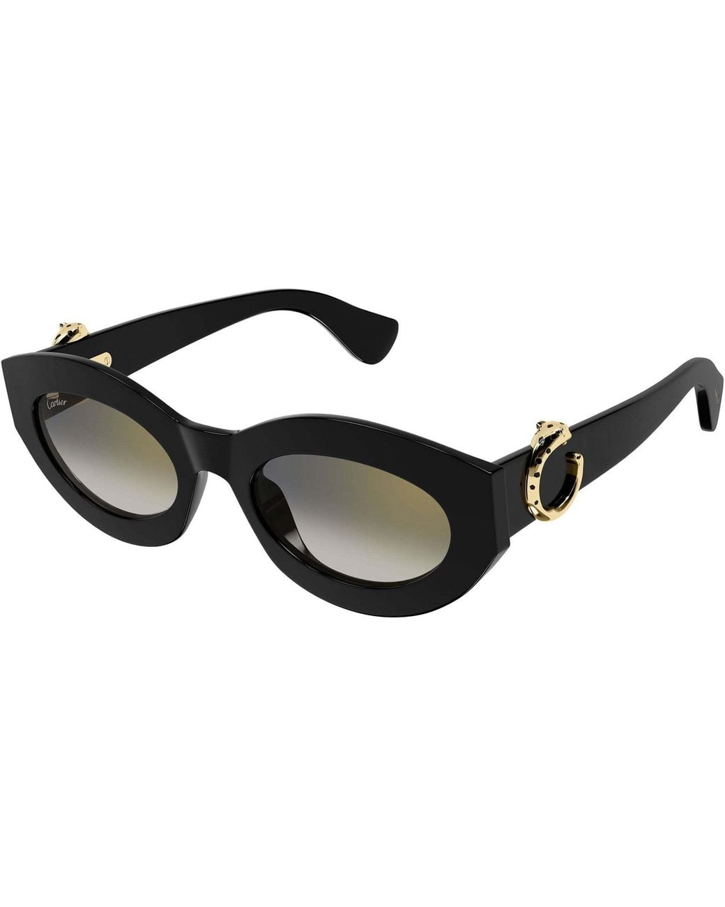 Cartier Multicolor Cat Eye Frame Sunglasses