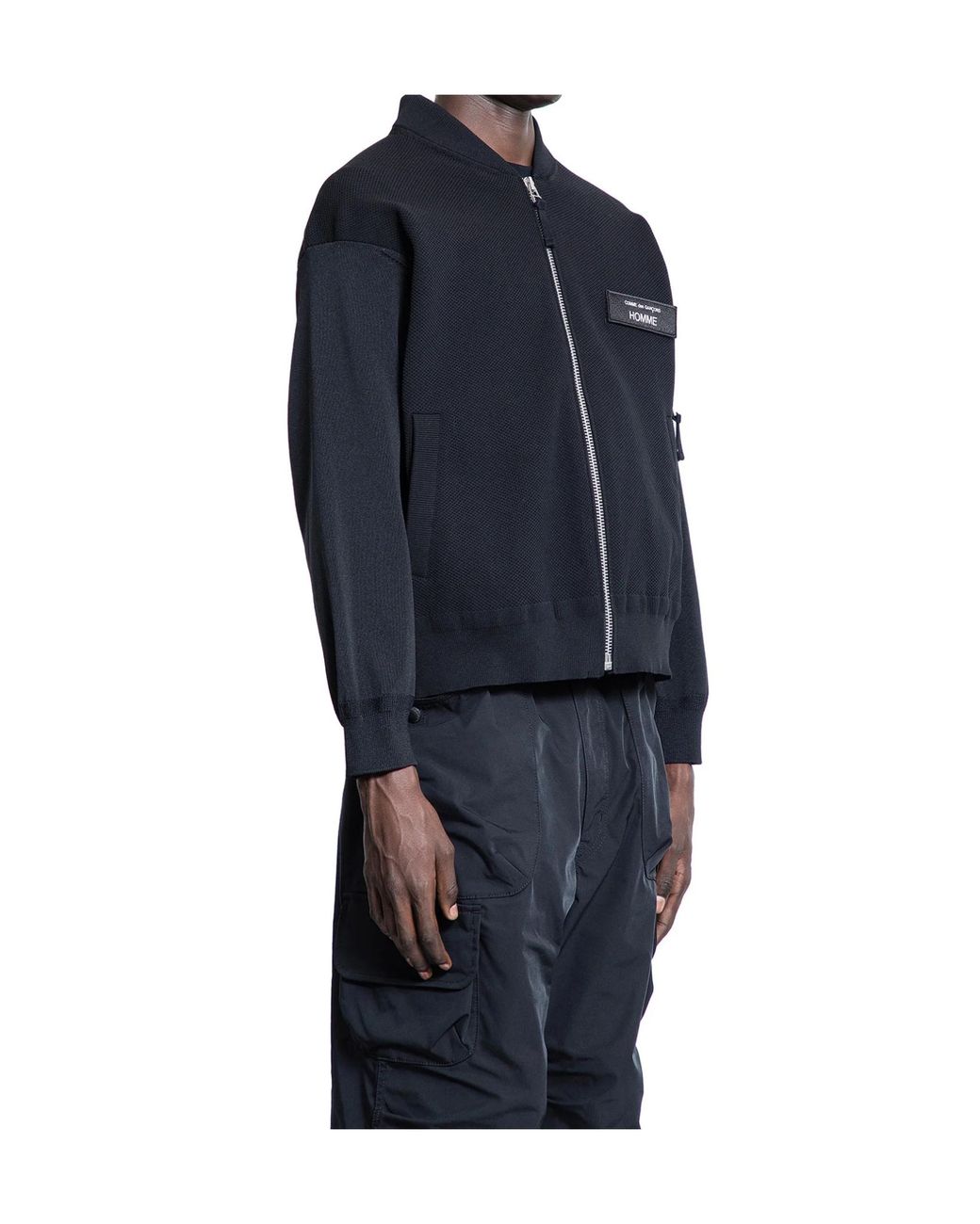 Comme des Garçons Black Long Sleeve Casual Jacket for men