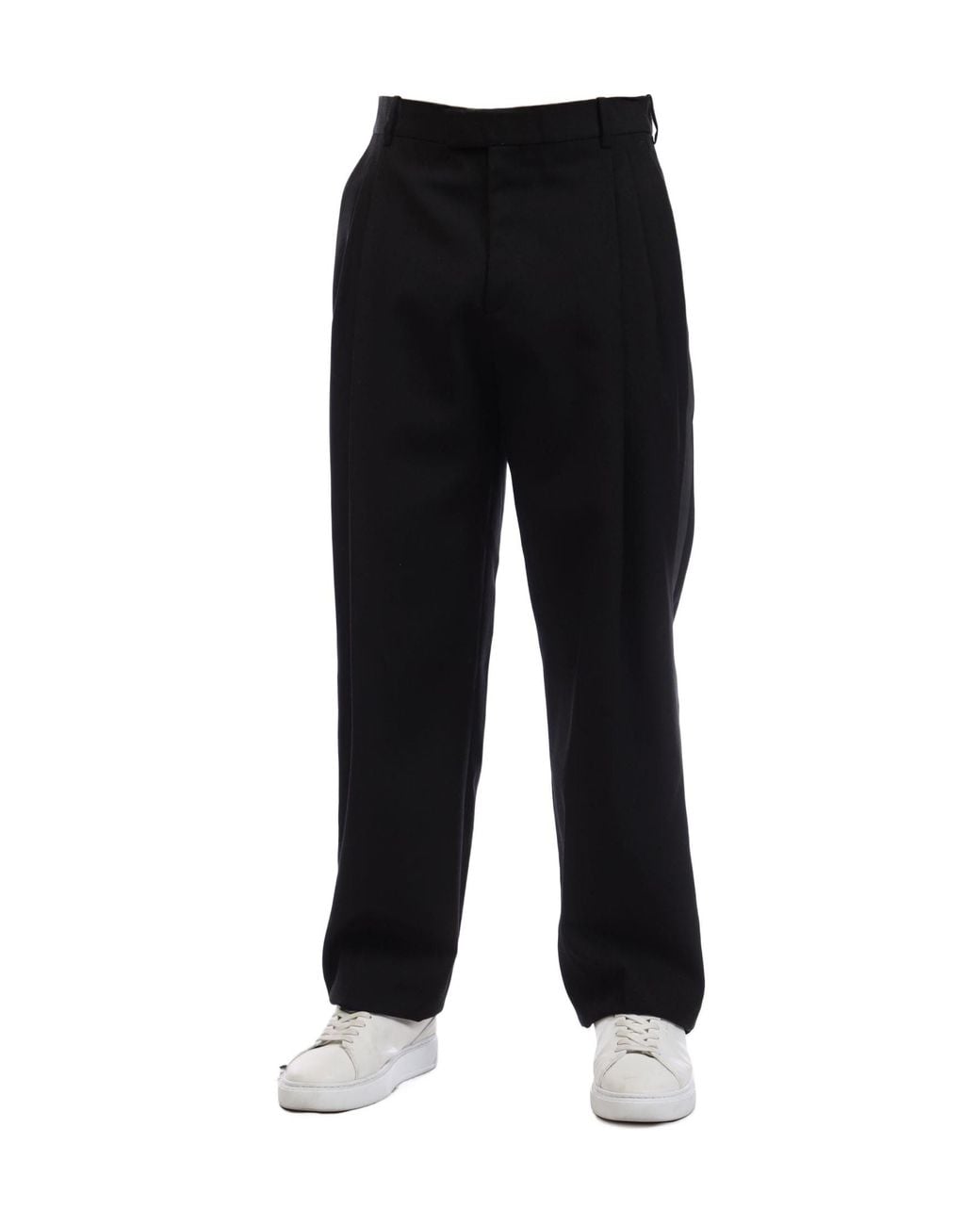 Off-White c/o Virgil Abloh Black Embroidered Tailor Pants for men