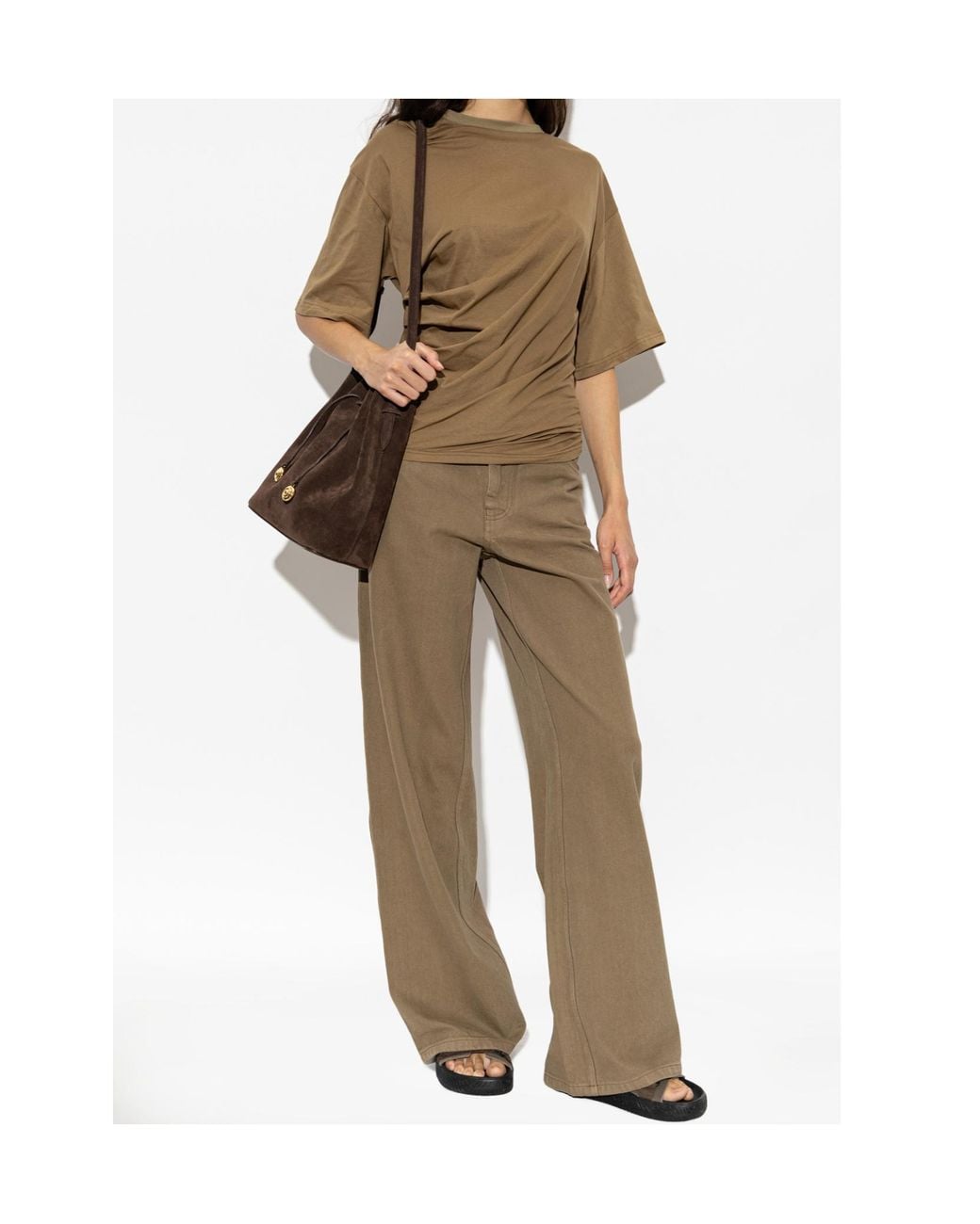 Christopher Esber Natural Draped Top