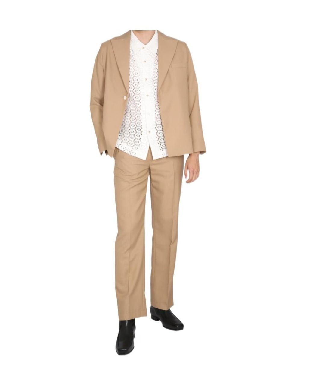 Séfr White Séfr Tailored Power Blazer Jacket for men
