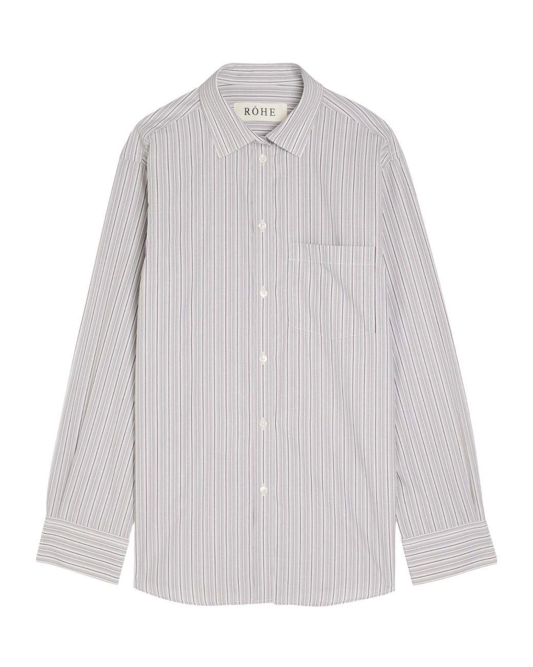 Rohe White Long-Sleeve Oversized-Fit Shirt