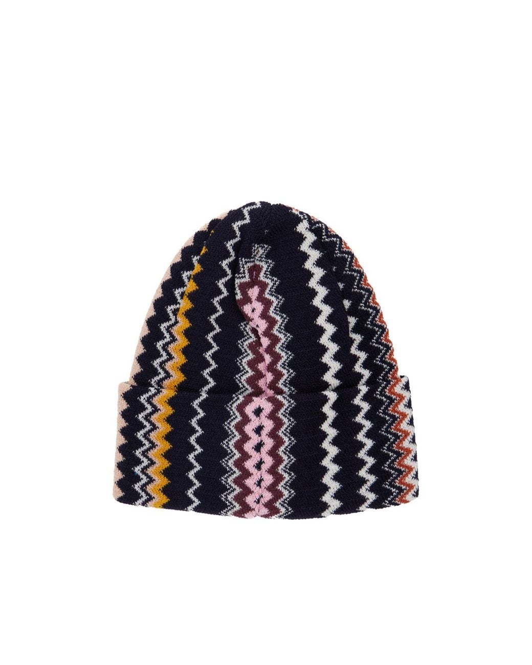 Missoni Red Ribbed Hat