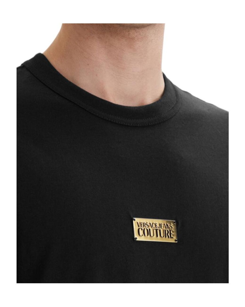 Versace Jeans Black Logo T-Shirt for men