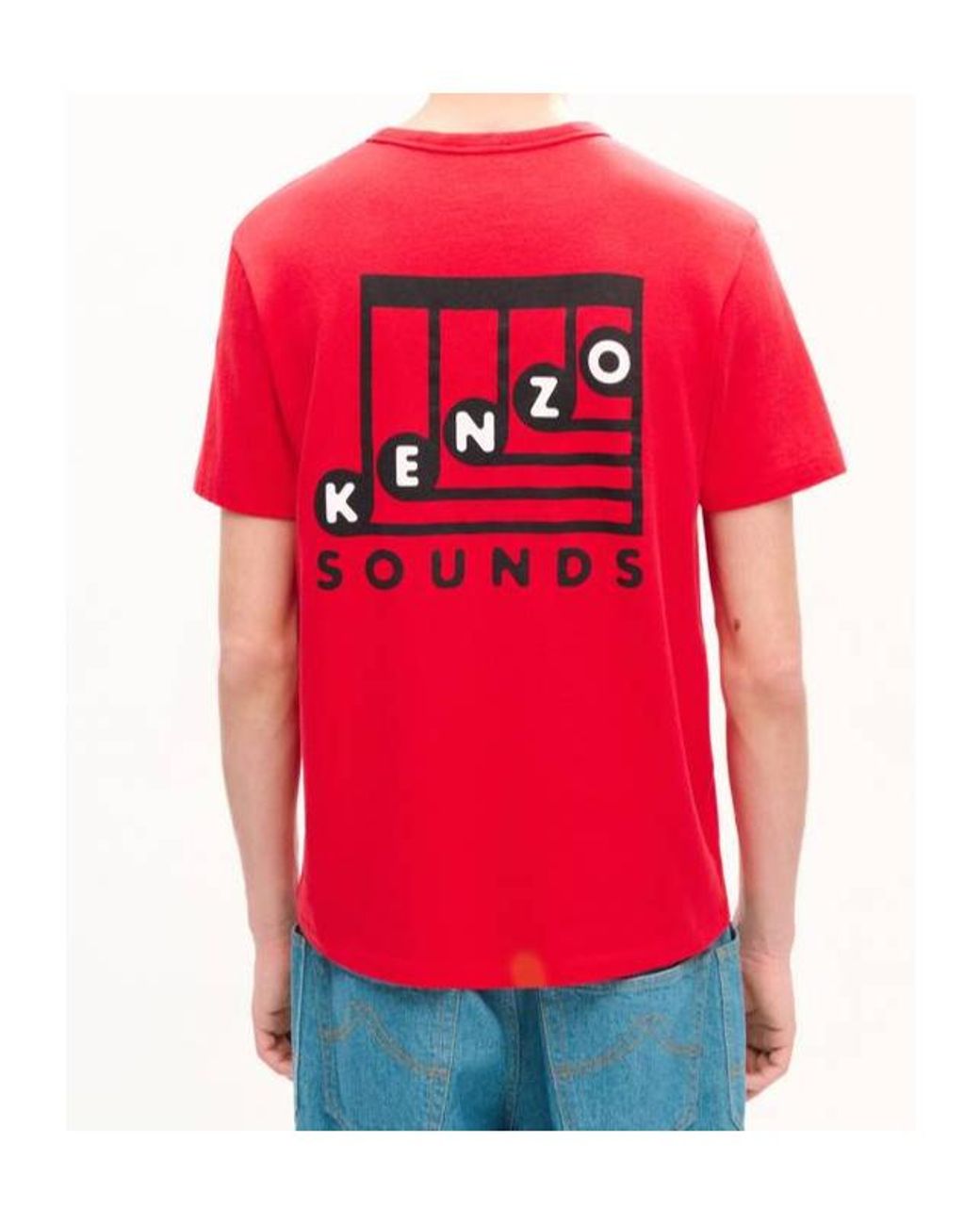 KENZO Red Sounds' Slim T-Shirt for men
