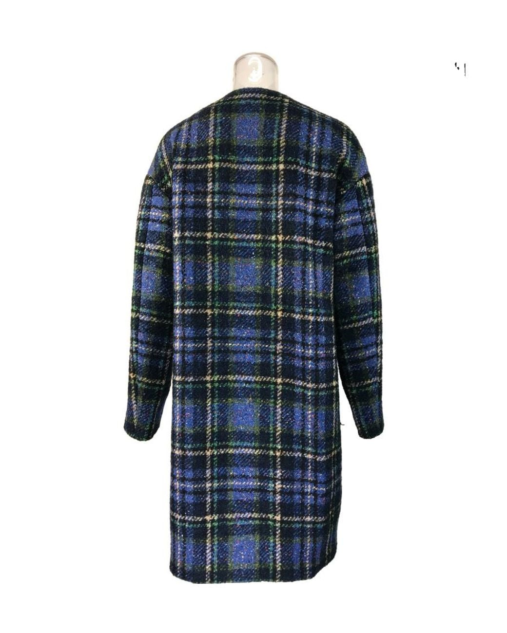Moschino Blue Single-Breasted Coat