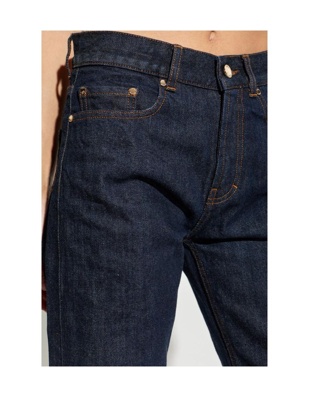 Casablanca Blue Logo-Detail Jeans
