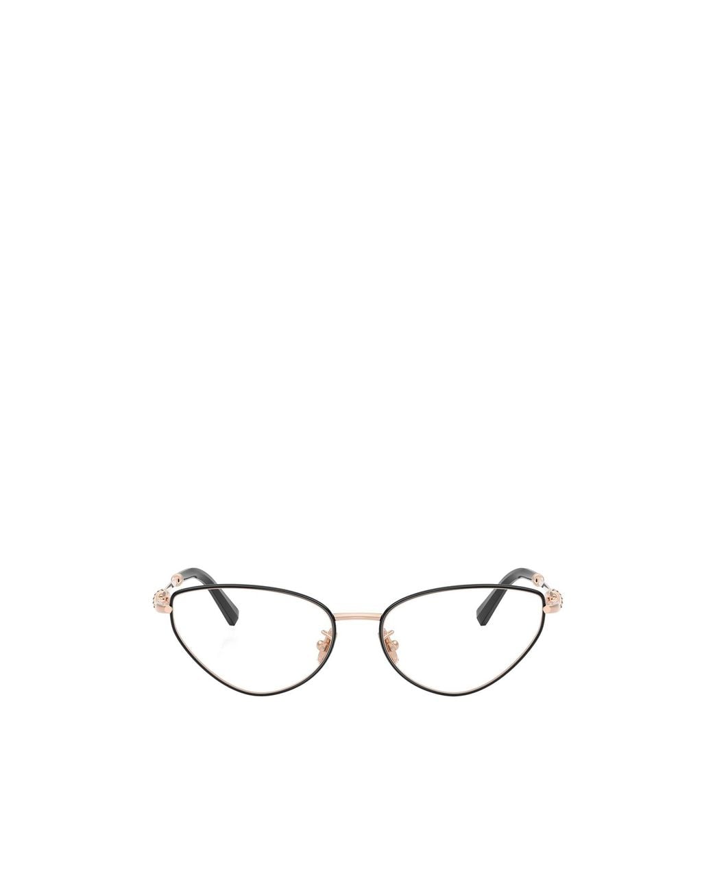 Tiffany & Co White Cat-Eye Glasses