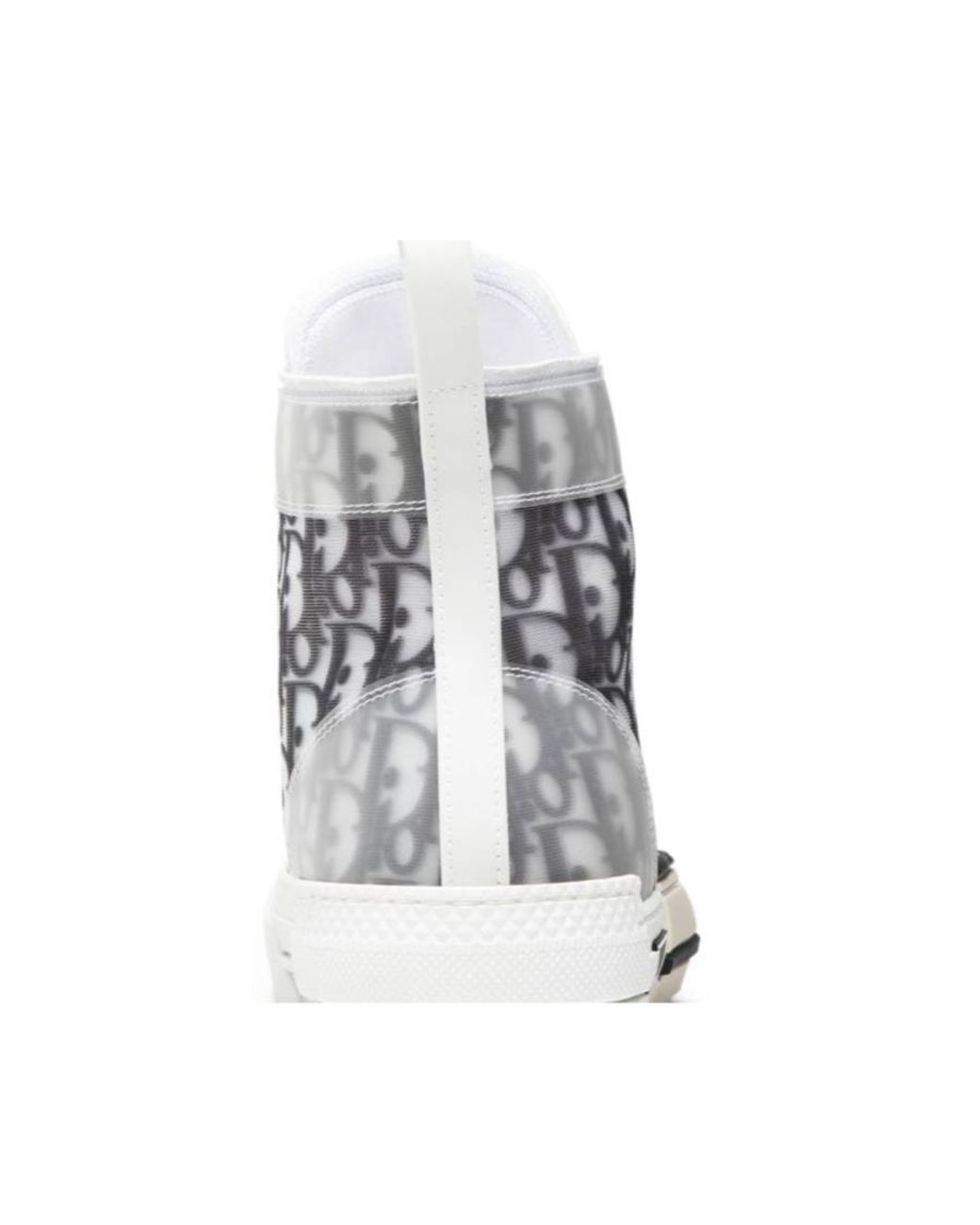 Dior White Homme B23 Oblique High-Top Sneakers for men