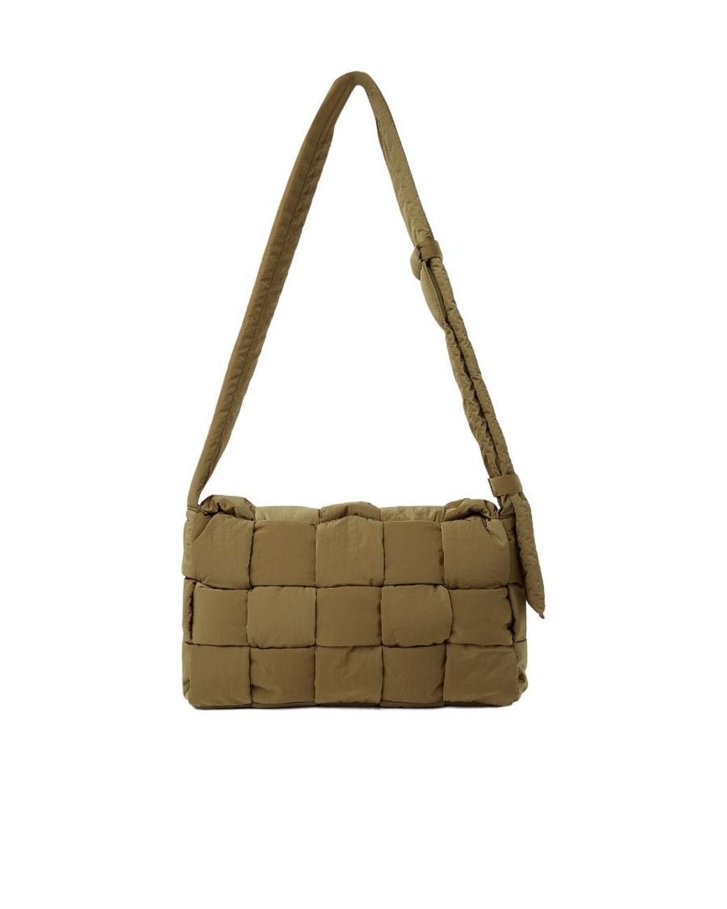 Bottega Veneta Metallic Intrecciato Shoulder Bag for men