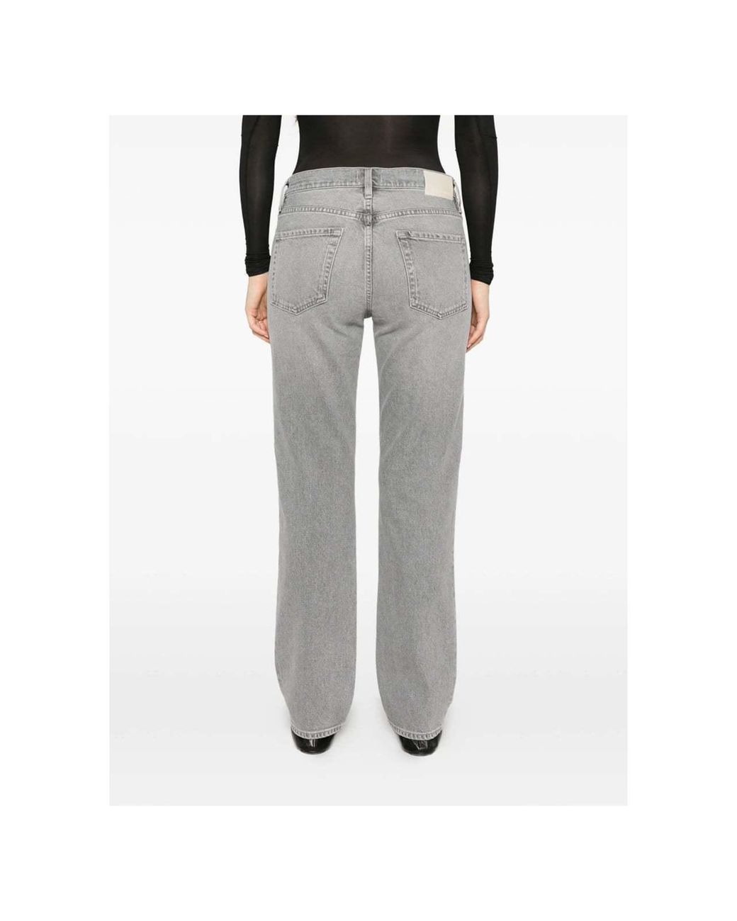 Citizens of Humanity Gray Tapered-Fit Jeans
