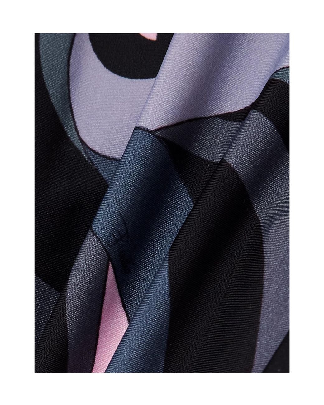 Emilio Pucci Blue Printed Swimsuit