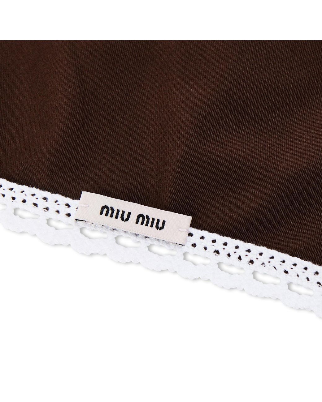 Miu Miu Brown Simple Handkerchief