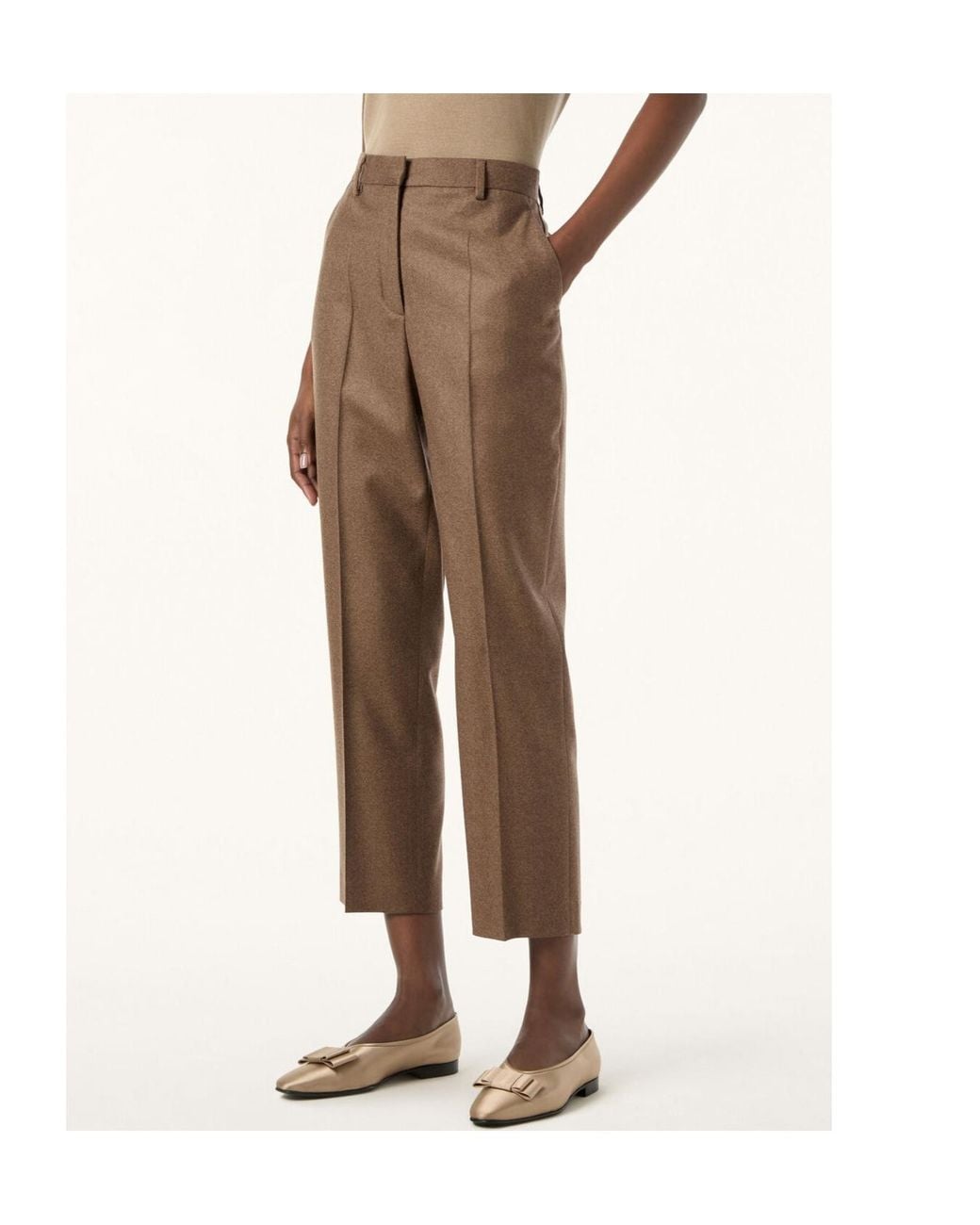 Loro Piana Brown Dermot Trousers