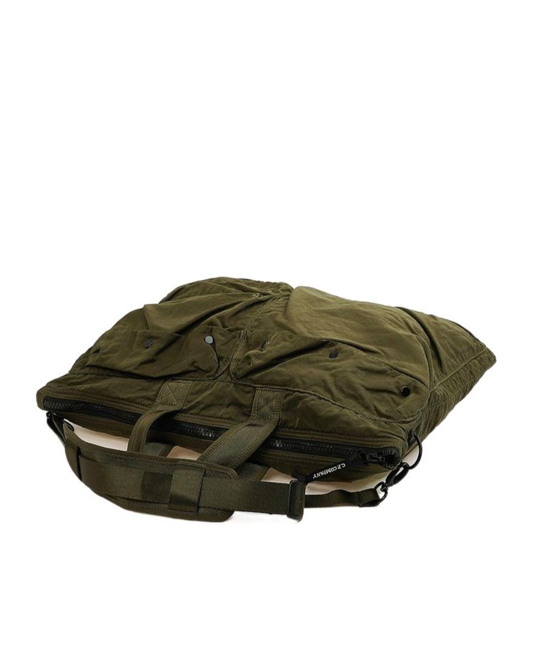 C P Company Blue Goggle Messenger Shoulder Bag for men
