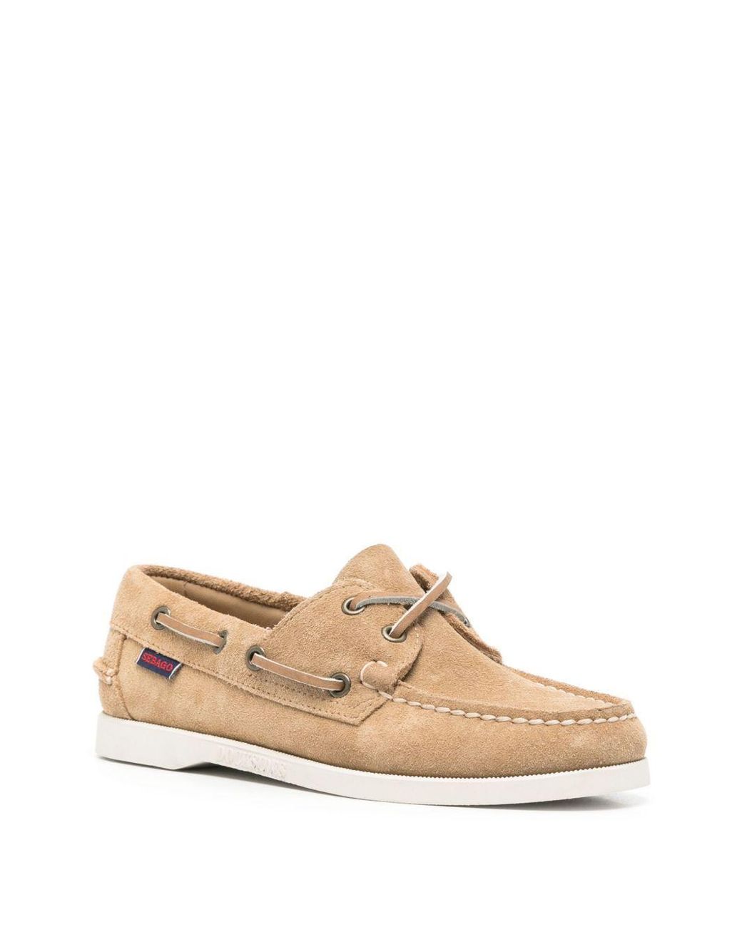 Sebago Natural Portland Flesh Out Boat Shoes
