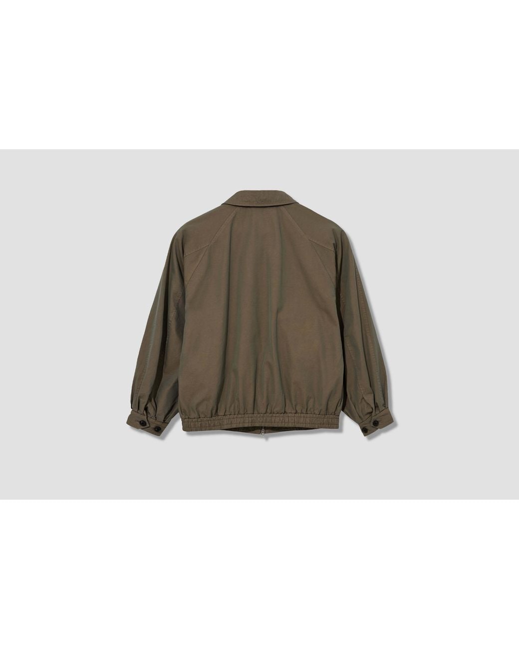 Ssstein Green Retro Zip-Up Jacket for men