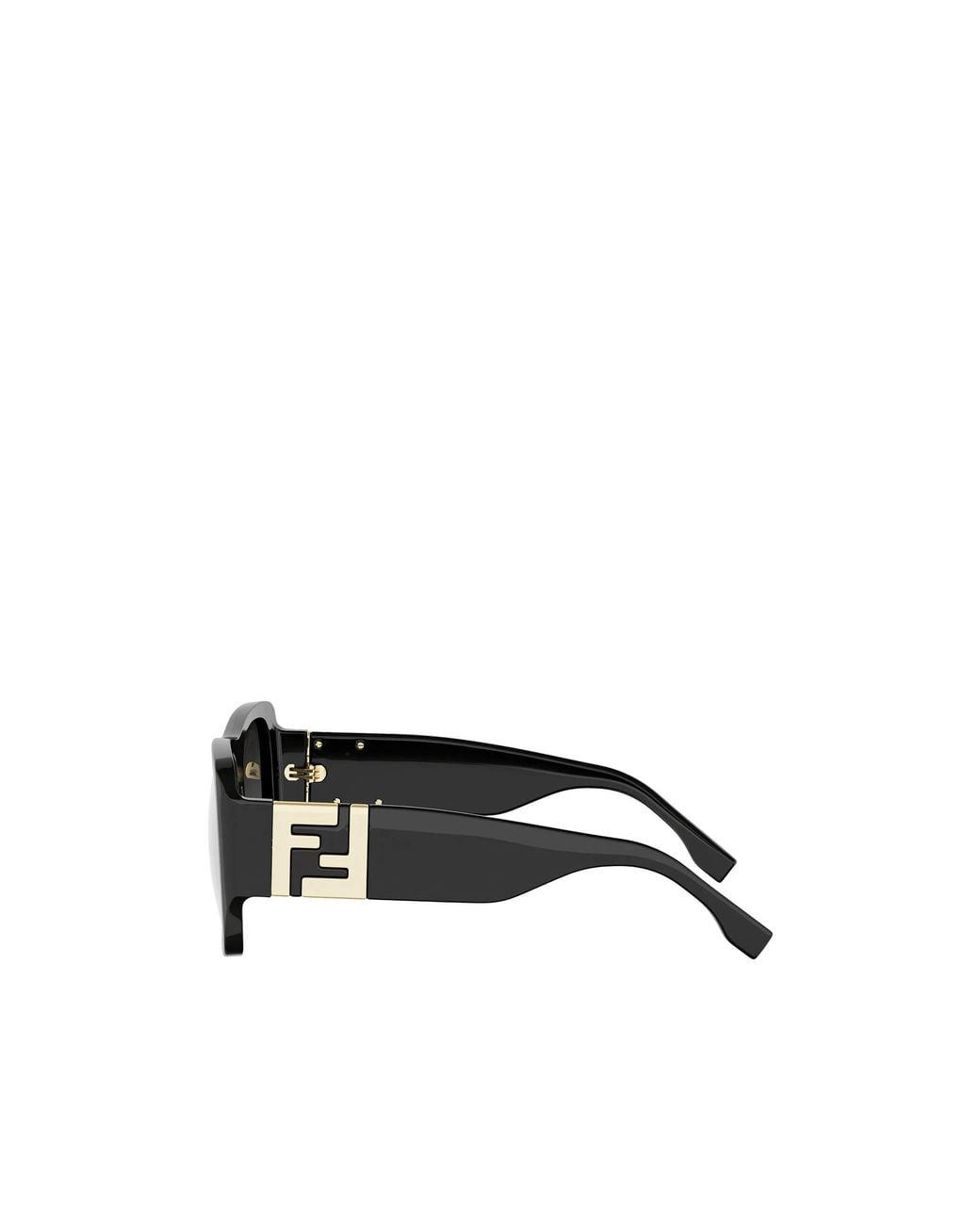 Fendi Gray Eyewear Square Frame Sunglasses for men