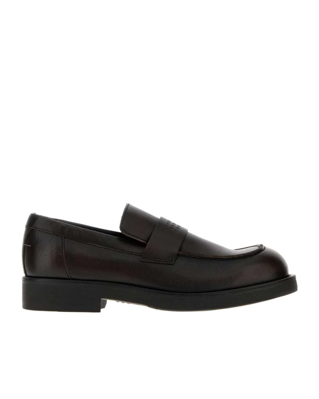 MM6 by Maison Margiela Black Slip-On Loafers for men