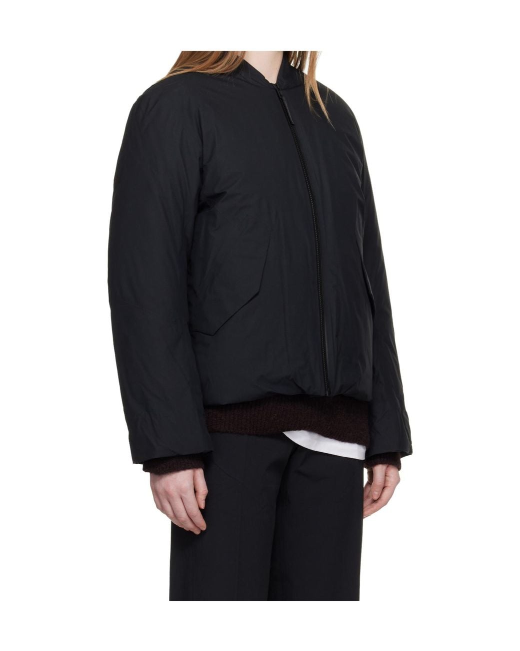 Veilance Black Decca Down Bomber
