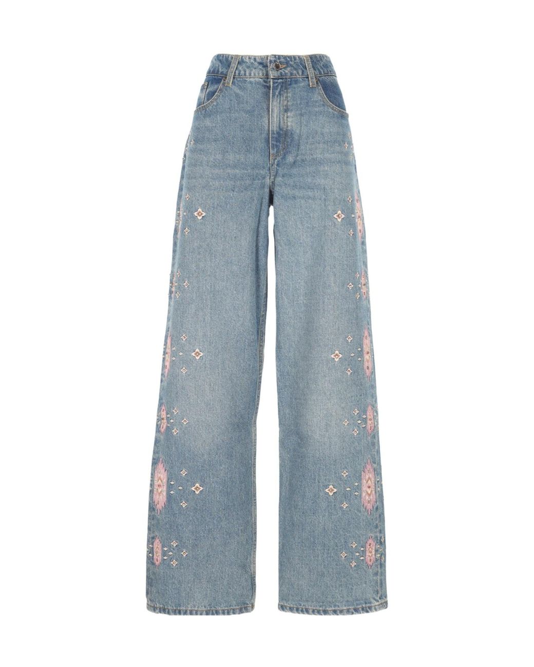 retroféte Blue Retrofete Vero Embroidered Jeans