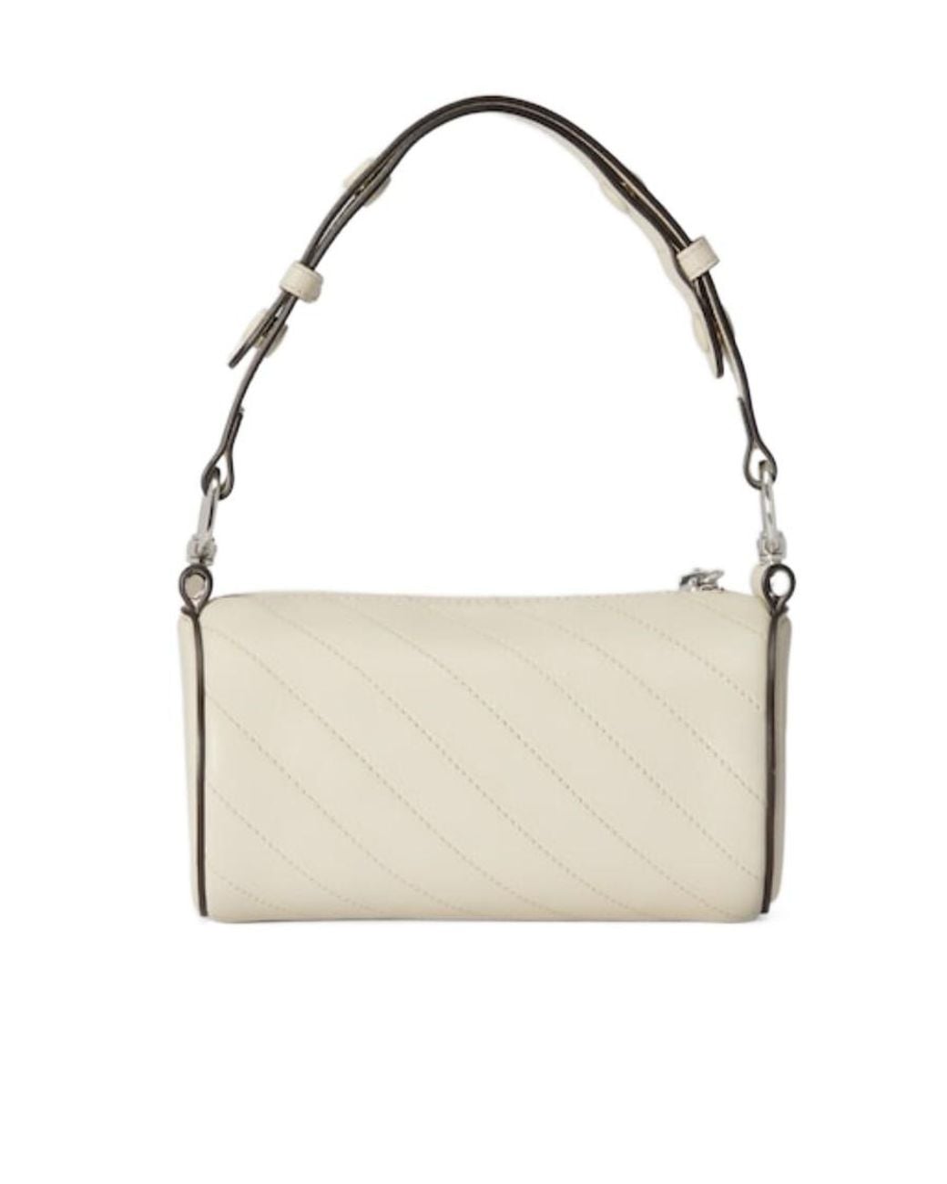 Gucci White Blondie Mini Shoulder Bag