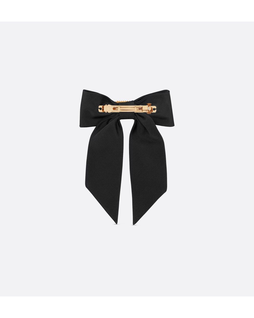 Dior Black Large Twist Bow