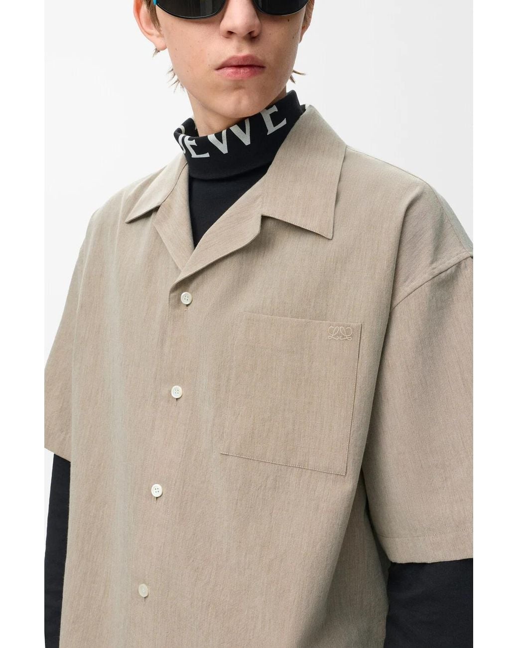 Loewe Natural Short Sleeve Shirt for men