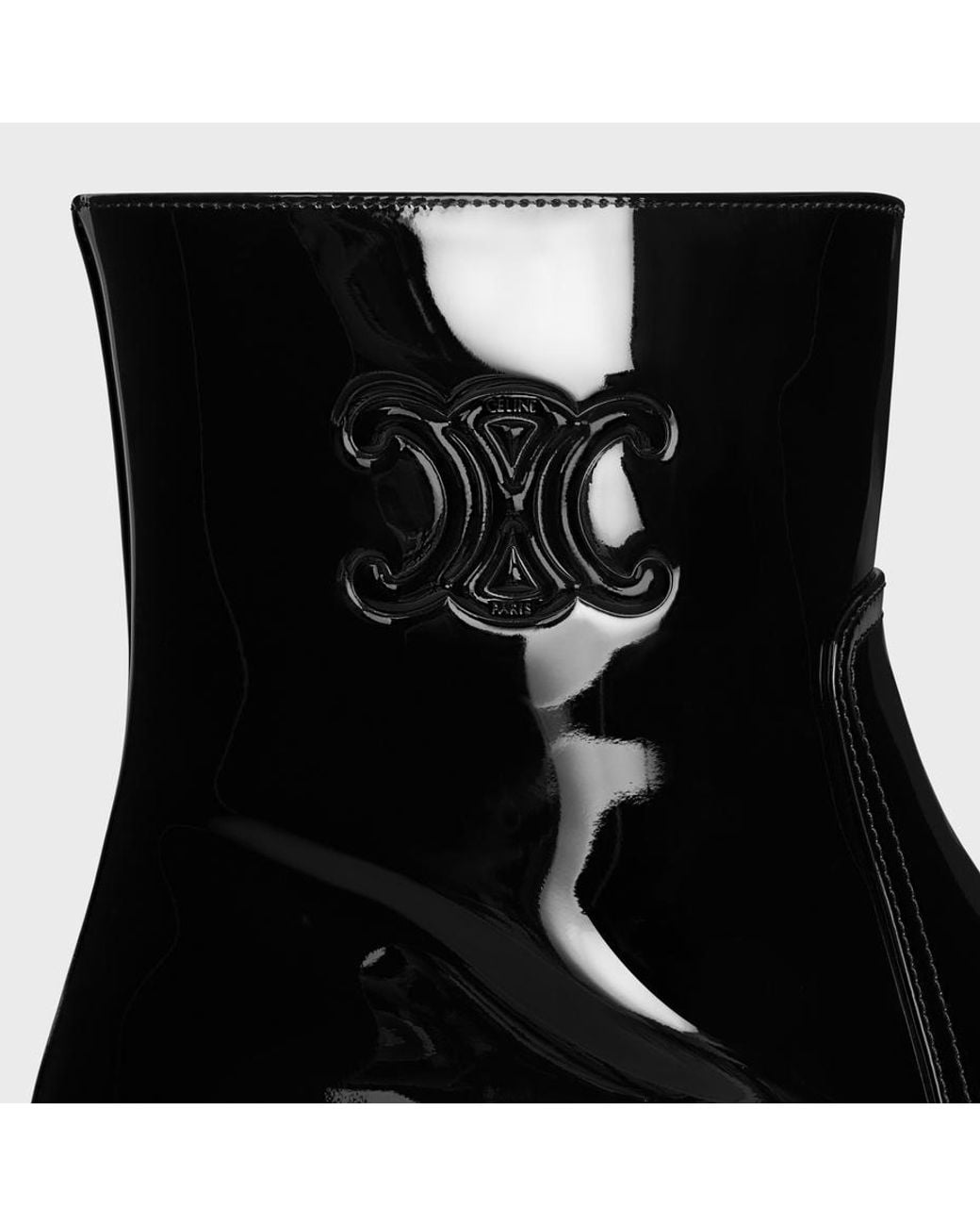 Céline Black Les Bottes Triomphe Zipped Boot