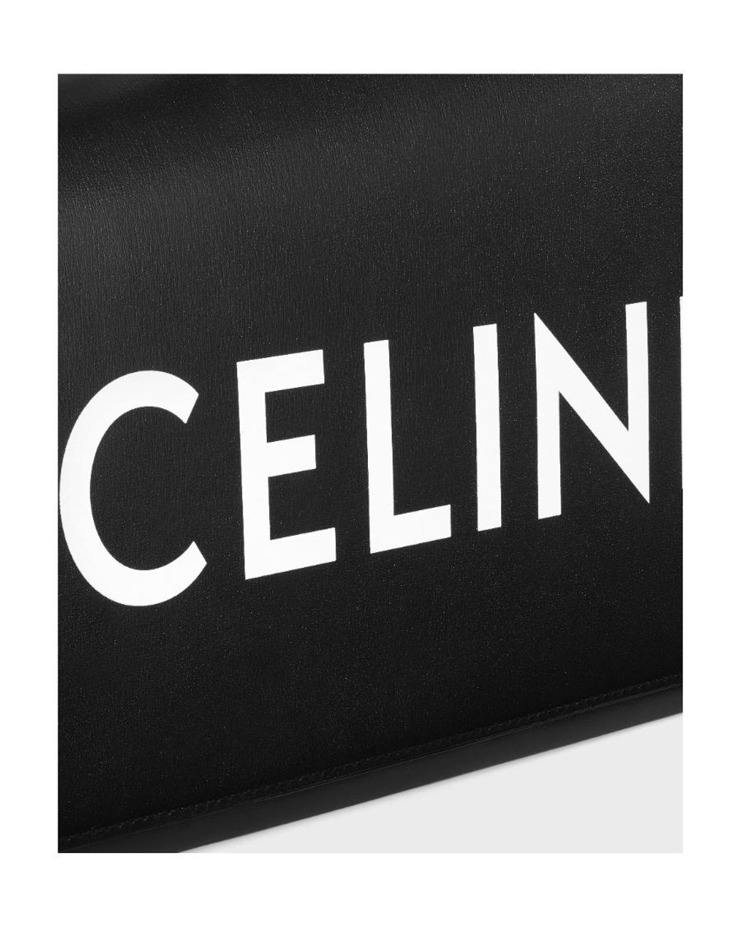 Céline Black Asymetric Clutch