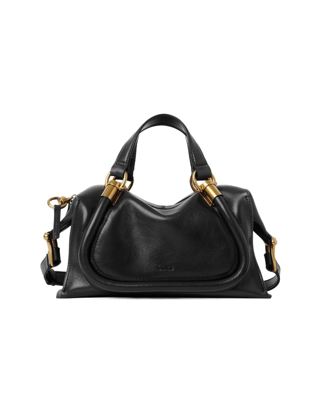 Chloé Black Chloé Paraty 24 Small Shoulder Bag