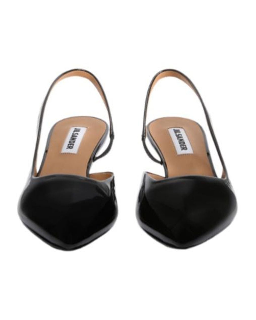 Jil Sander Multicolor Pointed Slingback Wedge Pumps