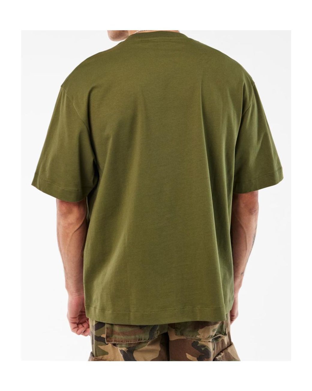 Off-White c/o Virgil Abloh Green Logo Short Sleeve T-Shirt for men