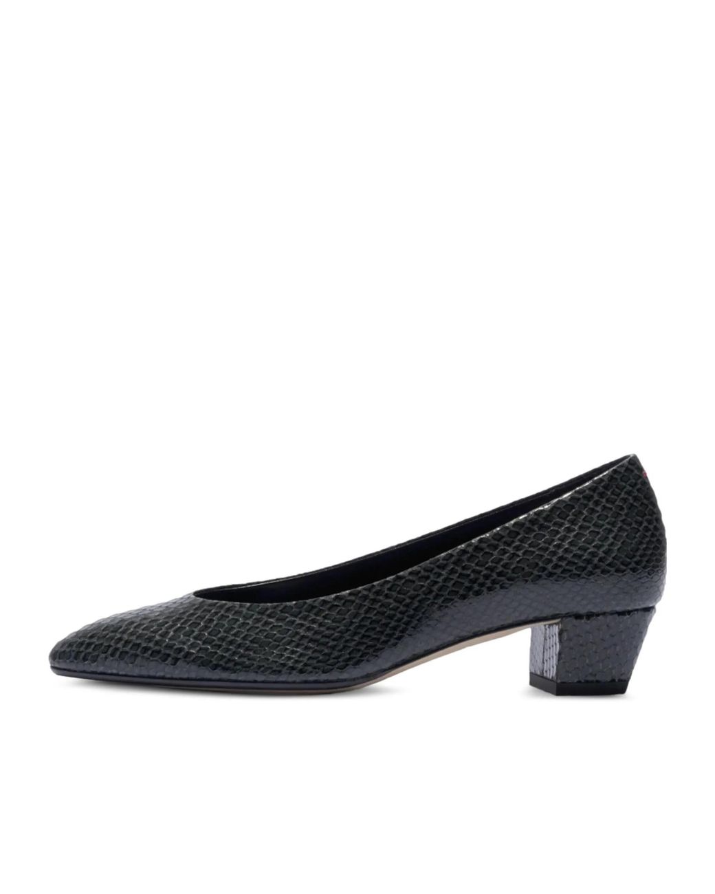 Aeyde Black Helia Leather Heeled Pumps