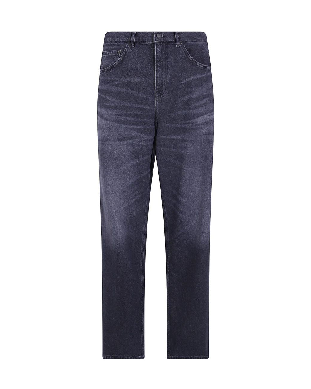 Les Deux Blue Washed-Effect Straight-Leg Jeans for men
